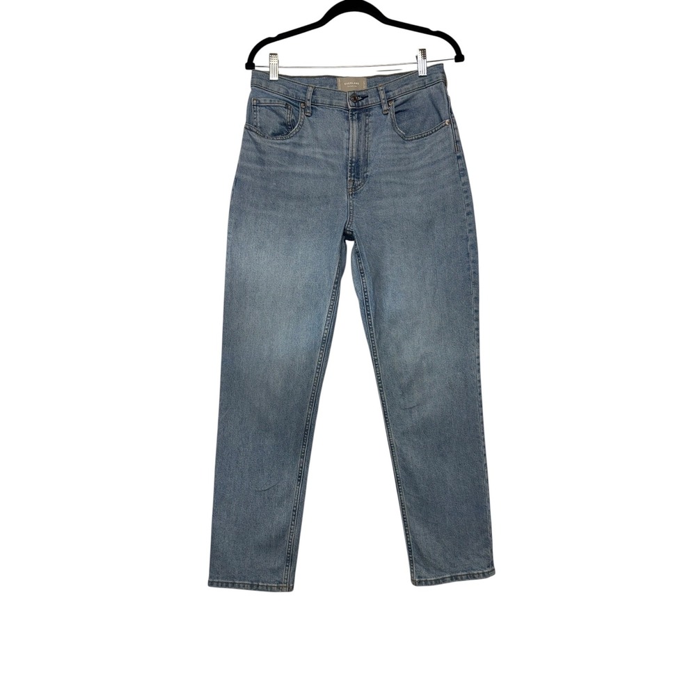 Everlane The Cheeky Jean Light Blue Wash High Rise Straight Leg Denim Size 30